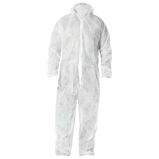 [15020730] Buzo Monouso Polipropileno Blanco "L"
