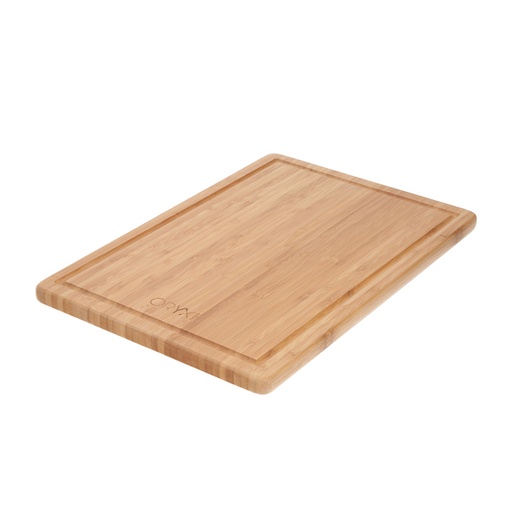 [5073005] Tabla Cortar Cocina Fabricada En Madera De Bambu 100% Con Ranura 32x25,5 cm.Tabla Cortar,Carne Pescado,Verduras,Frutas,Alimentos