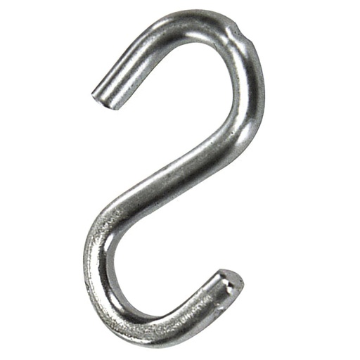 [1020262] Gancho "S" Hierro Zincado  70 mm.   "Uso Doméstico"