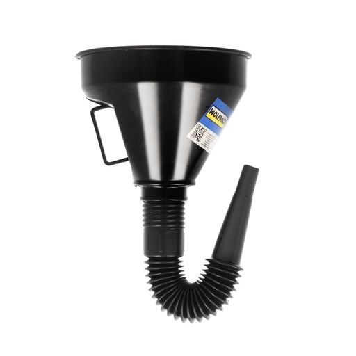 [5070085] Embudo Boca Ancha Ø 145 mm.Con Prolongador Flexible y Filtro Metalico. Embudo gasoil, embudo gasolina, embudo combustible