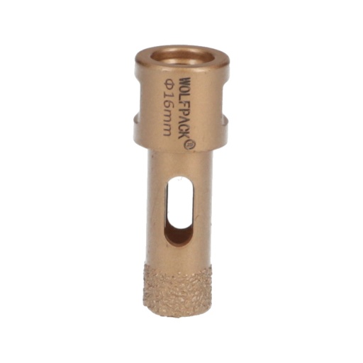 [9112125] Corona Diamante Para Amoladora Ø 16 mm. Conexión Rosca M14. Corte Seco