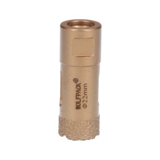[9112130] Corona Diamante Para Amoladora Ø 22 mm. Conexión Rosca M14. Corte Seco