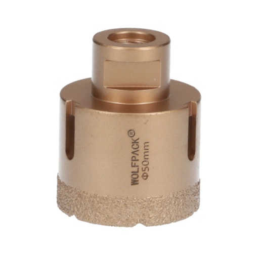 [9112155] Corona Diamante Para Amoladora Ø 50 mm. Conexión Rosca M14. Corte Seco