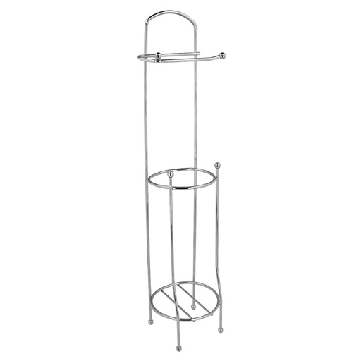 [5422000] Portarrollos Papel Higienico Vertical Para Baño, Rollos De Reserva, Ø 15 x 65 cm.