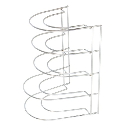 [5422025] Soporte Vertical 5 Niveles Para Sartenes, Tapaderas, Acero Cromado