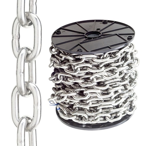 [1040325] Cadena En Rollo Zincada 3 mm. (Rollo 125 metros)