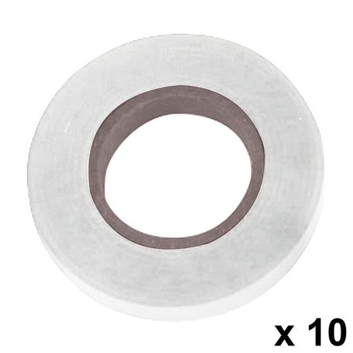 [8021105] Cinta Para Atadora 11 x 0,15 mm. x 26 metros Blanco (Pack 10 Rollos)