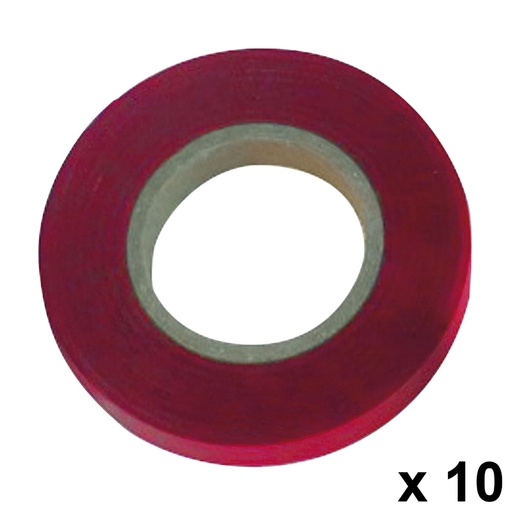 [8021110] Cinta Para Atadora 11 x 0,15 mm. x 26 metros Rojo (Pack 10 Rollos)
