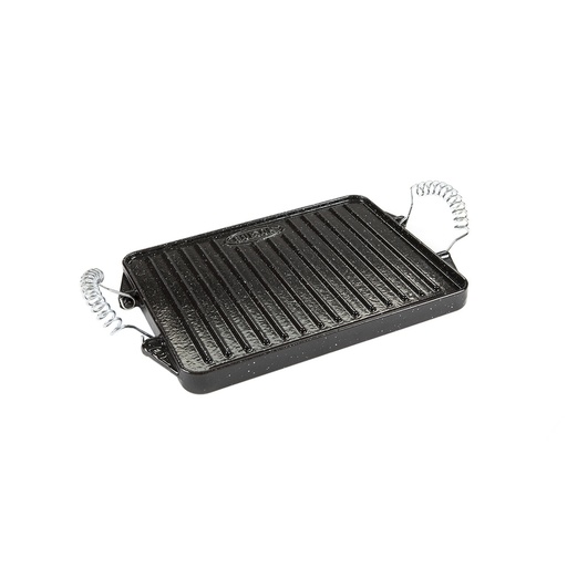 [5010335] Plancha Hierro Fundido Esmaltada Rectangular 21 x 27 cm.