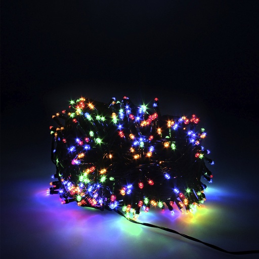 [5490180] Guirnalda Luces Navidad 500 Leds Multicolor. Luz navidad interiores y exteriores IP44