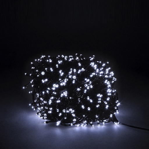 [5490185] Guirnalda Luces Navidad 500 Leds Color Blanco Frio. Luz Navidad Interiores y Exteriores Ip44