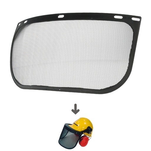 [15040687] Recambio Protector Facial Para Casco Con Visera, Protector Facial De Rejilla y Protector Auditivo Maurer Modelo 99790