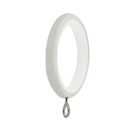 [5432986] Anilla Zirconio Para Barras Ø 20 mm. Sin Silenciador Acabado Blanco (Blister 10 unidades)