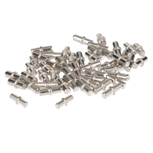 [25010045] Soporte de Metalico Con Anclaje 5 Ø mm. Para Estanterias / Estantes (Caja 100 Unidades)