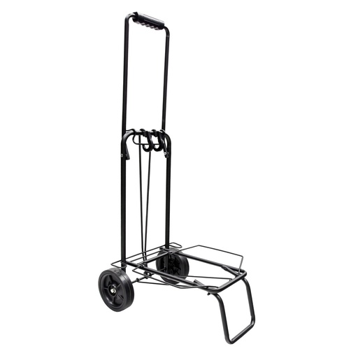 [11090350] Carretilla Plegable Metalica De Carga - Porta Maletas Con Cuerda Elastica 93,5x33x44 cm. Carro De Transporte 50 Kg.