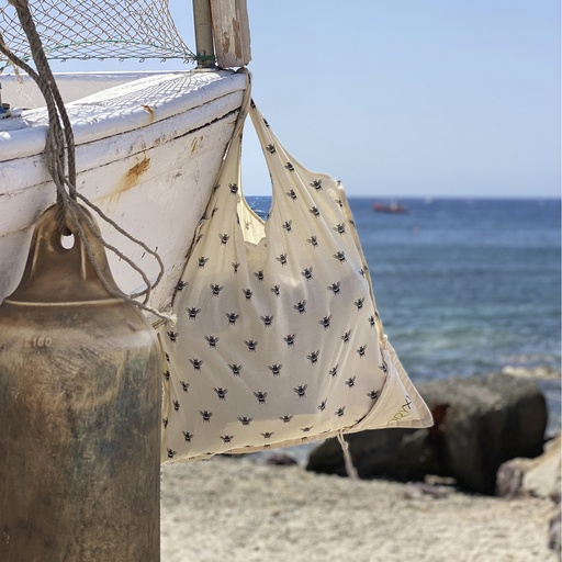 [5155850] Bolsa Compra Algodon Organico 100% Plegable 52x47 cm.