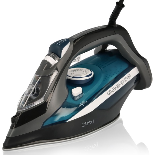 [5700600] Plancha De Vapor Profesional 2.800 Watt. Vapor Constante y Golpe de Vapor, Suela Ceramica, Vapor Vertical, Sistema Antical,