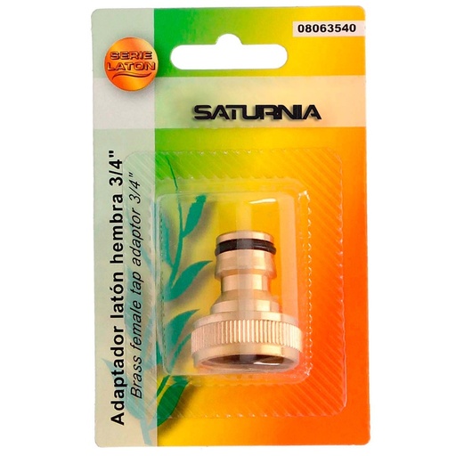 [8063540] Adaptador Manguera Laton  3/4 hembra