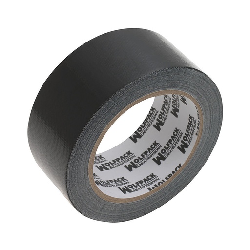 [14064189] Cinta Americana "Muscle" Color Negro 48 mm. x 25 mertos. Super Resistente, Sellar, Reparar, Unir, Fijar, Sujetar, Empaquetar.