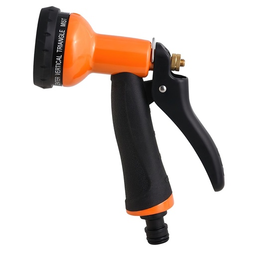 [8061330] Pistola Riego Jardin Manguera Metal Soft-Touch 10 Posiciones