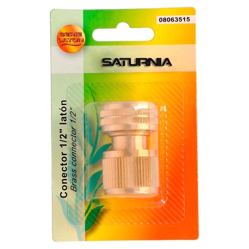 [8063515] Conector Manguera Laton  1/2" Hembra, Adaptador Grifo, Conector Grifo A Conector Rapido