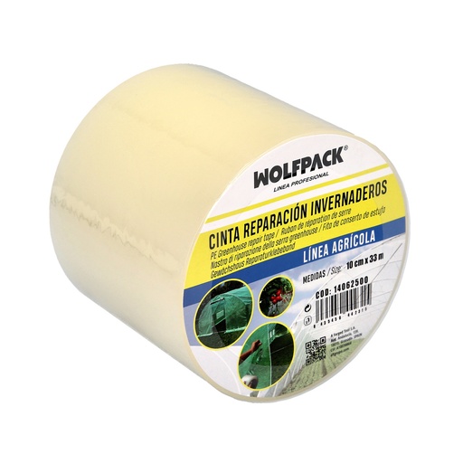 [14062500] Cinta Para Reparacion Invernaderos 10 cm. x 33 metros. Cinta Adhesiva Reparacion Alta Resistencia