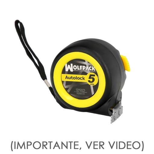 [2300110] Flexometro Sistema Autolock Con Freno Automatico Longitud 5 Metros Ancho Cinta 25 mm. Magnetico. Cinta Metrica Freno Automatico