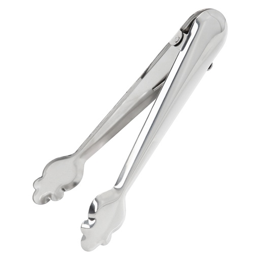 [5027100] Pinzas Para Hielo de Acero Inoxidable Con Muelle de Apertura Automatica. Longitud 19 cm.