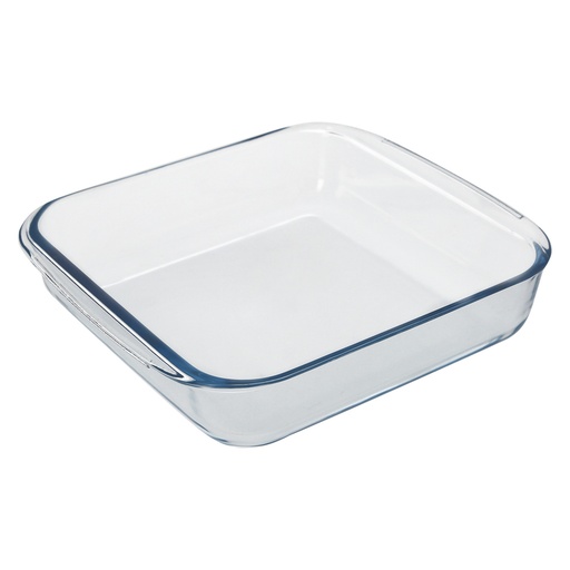 [5024135] Fuente Horno Cristal Borosilicato Cuadrada 1,1L. 20,7x20,7 cm. Ideal Meclas, Ensaladas, Postres, Cocina, Resposteria. Libre BPA