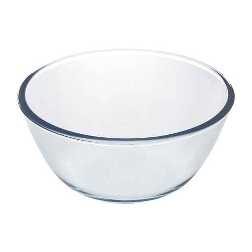 [5024180] Bol De Cristal, Ideal Para Mezclas. 2.5 Litros. Libre BPA, Cristal De Borosilicato.Ensaladas, Postres, Cocina, Resposteria