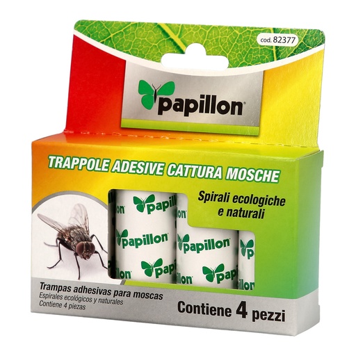 [14040155] Trampa Para Moscas (4 Unidades) Atrapamoscas, tiras atrapamoscas, tiras atrapadoras de moscas, tiras pegamento moscas / insectos