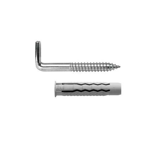 [13136500] Kit Sanitario Alcayata Con Taco Ø 10 x 50 mm. Fijación Calentadores / Termos De Agua