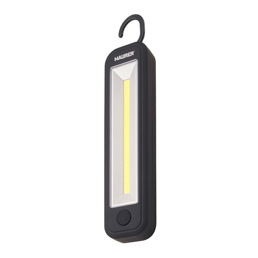 [19041285] Linterna LED Profesional A Pilas (4 AA) 260 Lumenes 3 Watt. Con Iman y Colgador