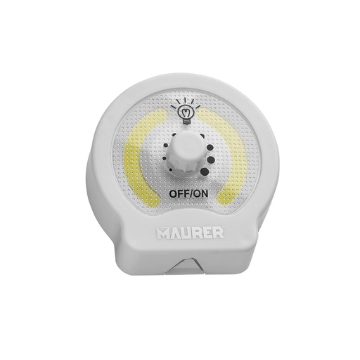 [19041290] Linterna LED Armario Dinmerable A Pilas (3 AAA) 220 Lumenes Con Iman, Gancho y Adhesivo