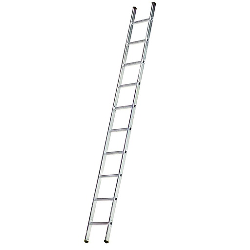 [23010660] Escalera Aluminio 1 Tramo, 14 Peldaños. Antideslizante, Resistente.
