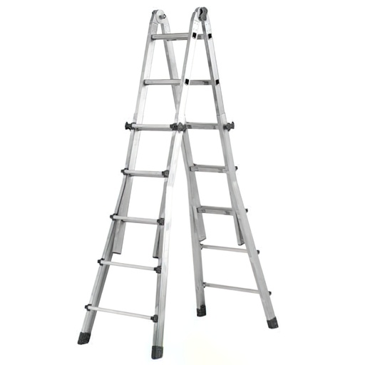 [23010704] Escalera Telescópica Aluminio  5+5 Peldaños