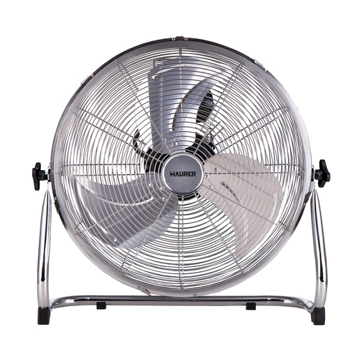 [5380165] Ventilador Maurer De Suelo Ø 50 cm. Alta Velocidad 3 Velocidades, Inclinable, Motor Aluminio y Cobre, 150 Watt