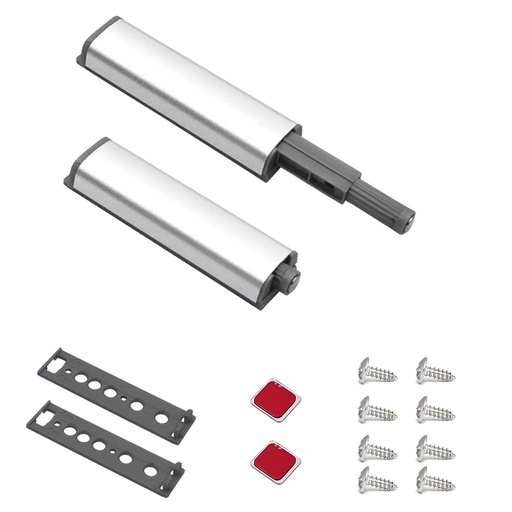 [3090382] Cierre Iman Para Puerta Armario Presion Magnetica. Pack 2 Piezas Cierre Puerta, Cierre Cajon, Cierre Mueble, Cierre Amortiguador