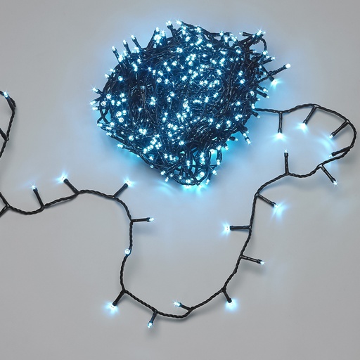 [5490195] Guirnalda Luces Navidad 500 Leds Azul Hielo Uso en Interiores / Exteriores IP44