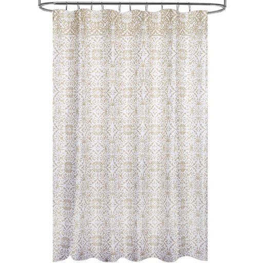 [4042490] Cortina Ducha Tela Geometria Rosoni 180 x 200 cm. Cortina baño, Cortina Tela Impermeable Con Anillas