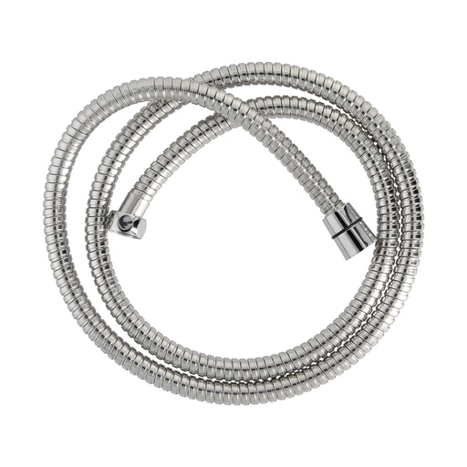[4020302] Flexo / Manguera Ducha Acero Inoxidable 1,50 Metros Accesorios de Latón. Flexible, Resistente a Torceduras, Conexión Estandar