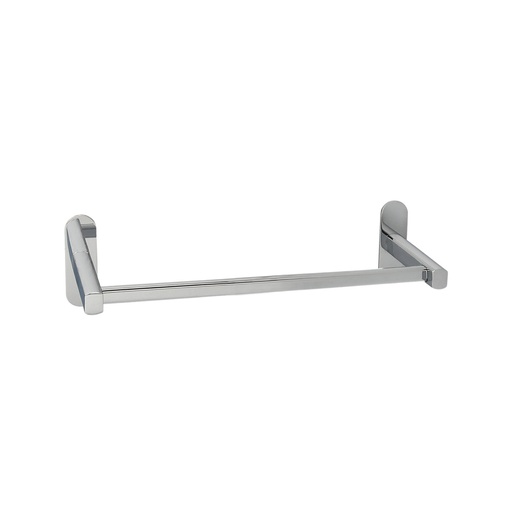 [5421305] Toallero Barra 40 cm. Color Inox Con Efecto Espejo, Autoadhesivo Resistente, Porta Toallas, Toallero Adhesivo Pared/Mueble
