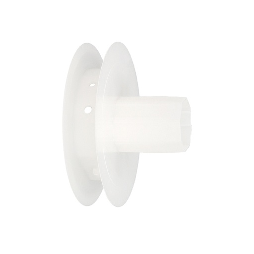 [5250146] Disco Plastico Compacto Para Persianas. Rodamieto 120x40 mm. Para cintas hasta 20 mm.