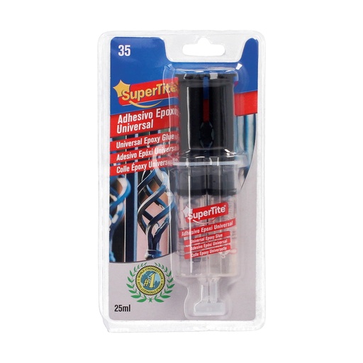 [14010542] Pegamento Epoxi 2 Componentes (25 Ml.) Pegamento Metal, Cristal, Espejos, Plásticos, Mármol, Embarcaciones, Madera, Piel, Etc