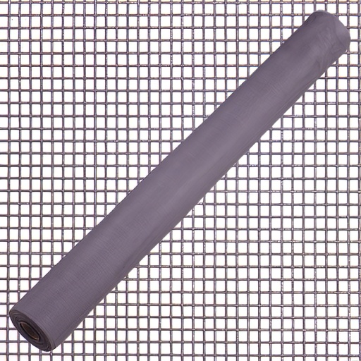 [1191855] Tela Mosquitera Fibra Vidrio Gris 18x16/150 cm. Rollo 50 metros.