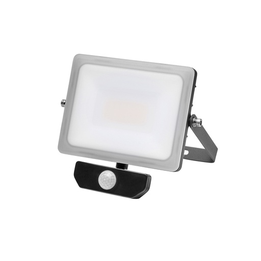 [19079300] Foco Led Plano 10 Watt. Luz Blanca 4000º K  IP 65 800 Lumenes Con Sensor de Presencia