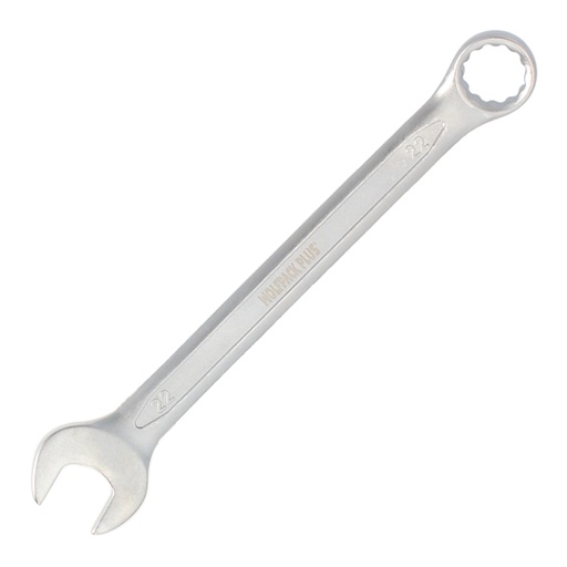 [2105882] Llave Combinada Plus 22x22 Acero Cromo Vanadio DIN 3113. Llave Doble Boca, Llave Fija, Llave Estrella