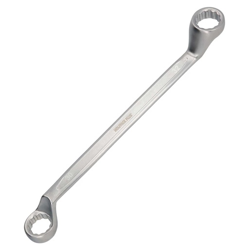[2322926] Llave Estrella Acodada Plus Acero Cromo Vanadio 30x32 DIN 838. Llave Doble Boca Acodada, Llave Fija Estrella Acodada