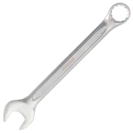 [2105927] Llave Combinada Plus 32x32 Acero Cromo Vanadio DIN 3113. Llave Doble Boca, Llave Fija, Llave Estrella