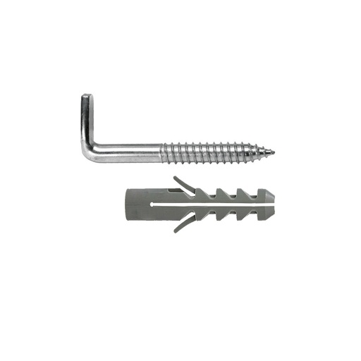 [13136400] Kit Sanitario Alcayata Con Taco Expansión Ø 10 x 50 mm. Fijación Calentadores / Termos De Agua